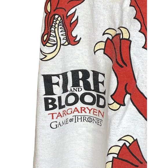 Game of Thrones Fire & Blood Dragon Targaryen T shirt X Large Advertising S3 - Picture 3 of 13